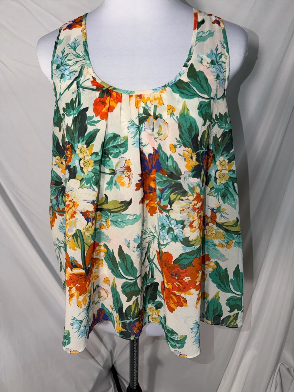 Meadow Rue Anthropologie Floral Merlin Tank Top
